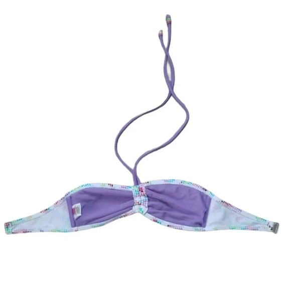 Op String Swim/Bathing Bikini Top, Rusched, XS - Picture 6 of 9